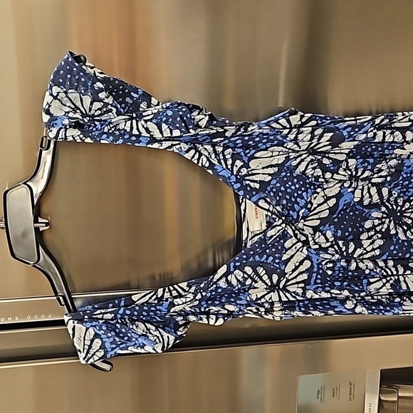 💕XIRENA💕 Leyla Dress ~ Water Blue Print Large - Picture 13 of 16